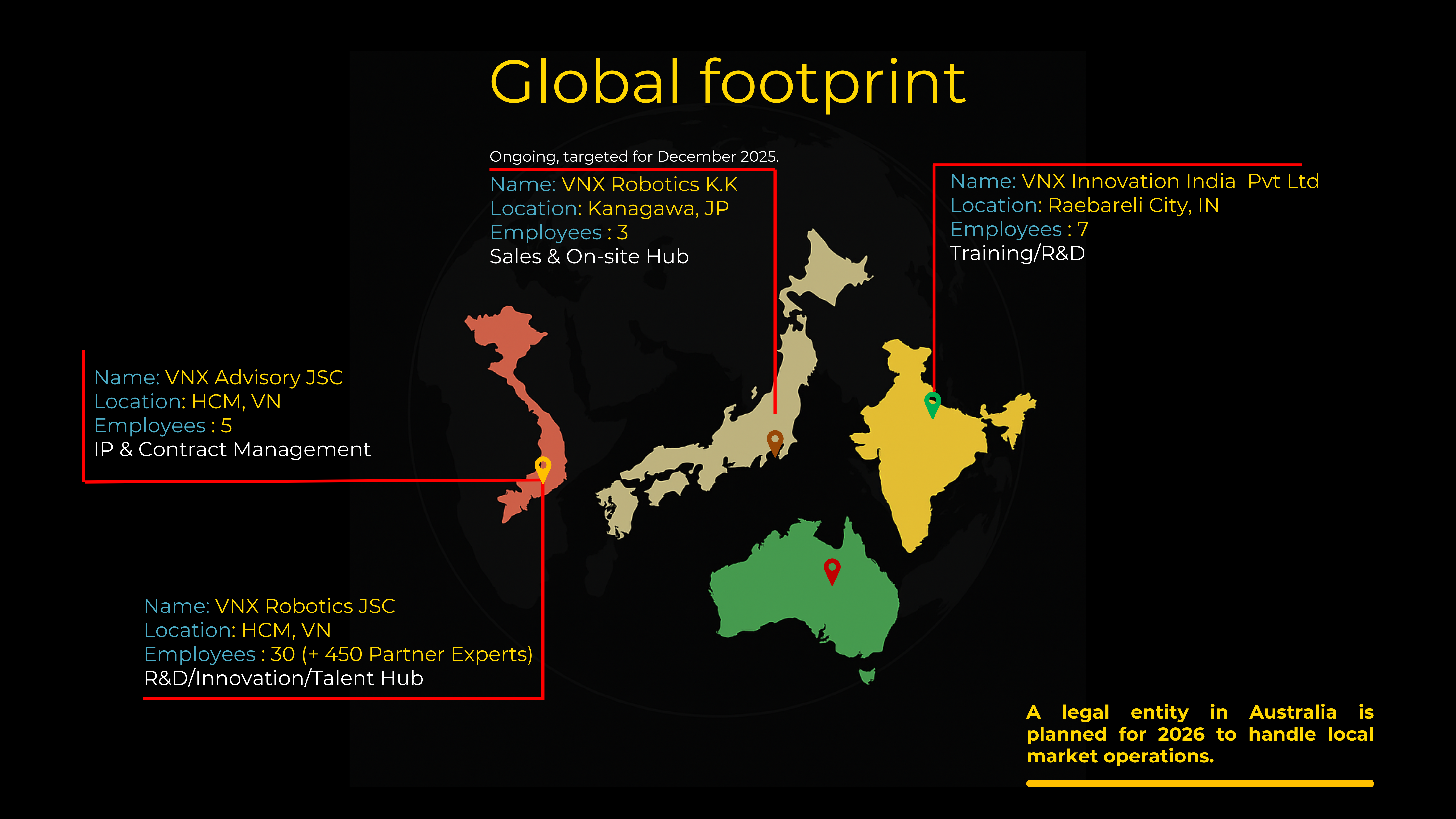 Global footprint slide 1